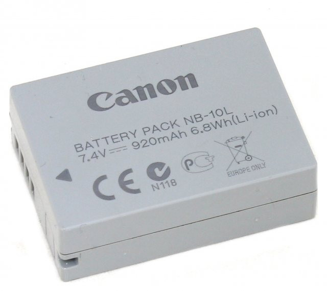 باتری دوربین کانن مدل NB-10L ا Canon NB-10L Lithium-Ion Battery Pack{اصلی شرکتی }