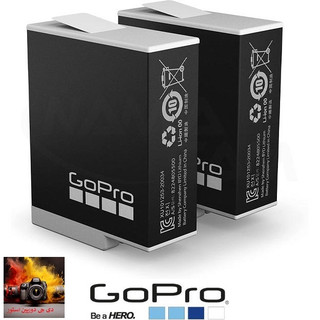 باتریهای لیتیوم یونی قابل شارژ GoPro Enduro Rechargeable Li-Ion Batteries for HERO9/10/11/12 Black (2-Pack)