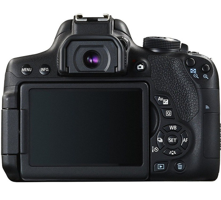 دوربین عکاسی کانن EOS 750D با لنز ۱۸-۵۵ میلیمتر ۲۴ مگاپیکسل Full HD { درحد صفر }