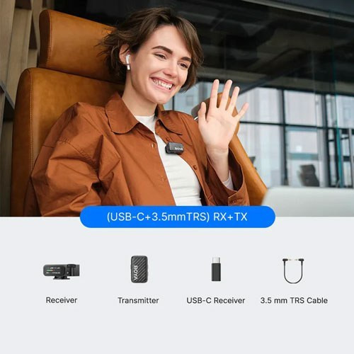 میکروفون تک کاربر یقه ای بویا Boya BoyaMic2-03 for Cameras and Mobile