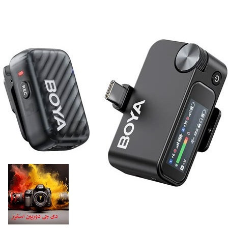 میکروفون تک کاربر یقه ای بویا Boya BoyaMic2-03 for Cameras and Mobile